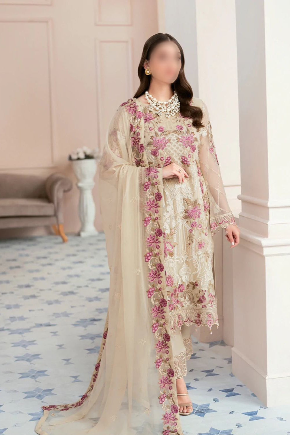 Ramsha Chiffon PartyWear Dress | SC-165