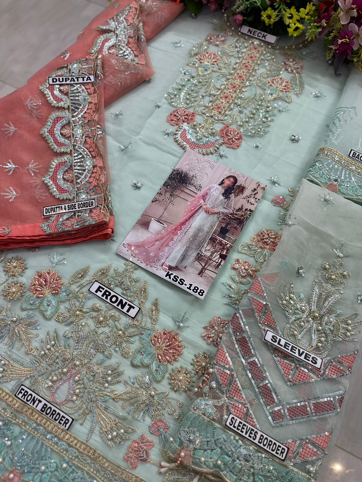 Muhq Luxury Organza Party Wear Dress | SC-188