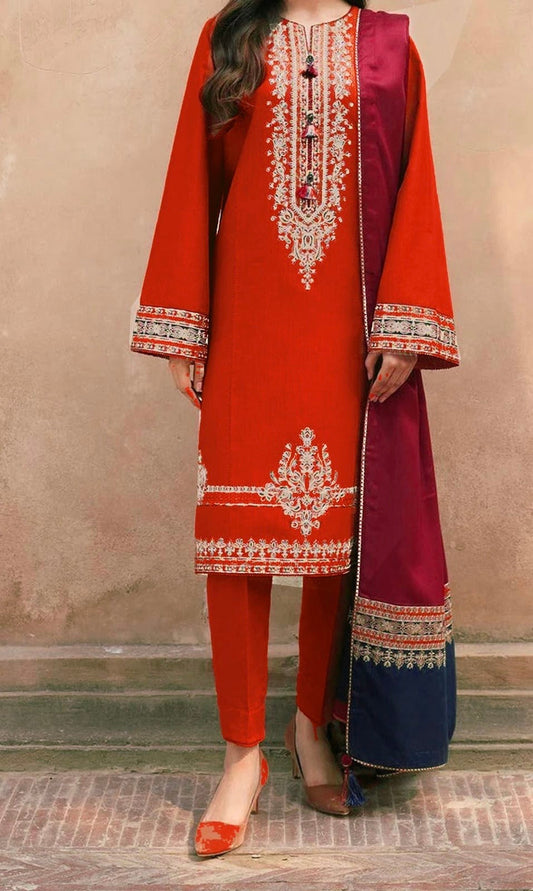 Clothing Lawn Luxury Party Wear Dress | SC-5265 ( Unstitched )