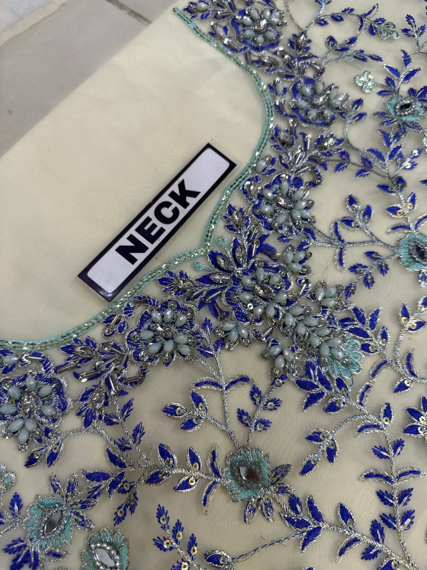 Akbar Aslam Luxury Organza PartyWear Dress |SC-5306