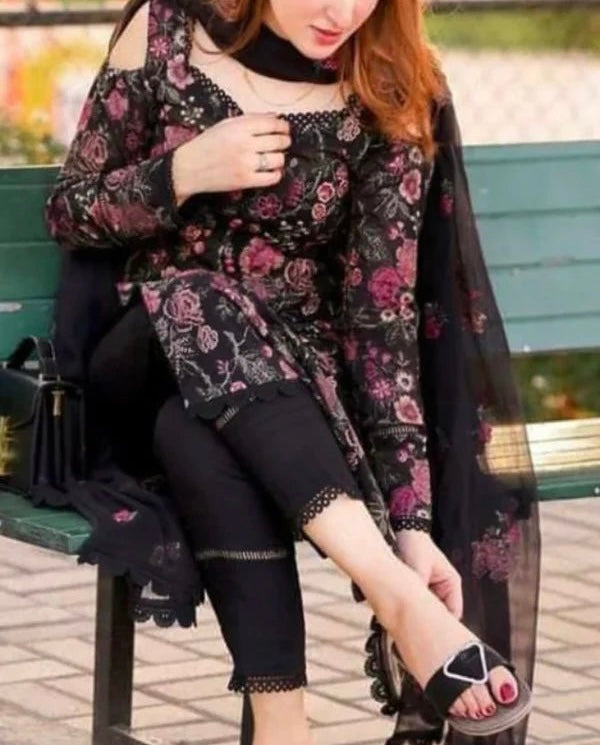 Bareeze Lawn PartyWear Dress | SC-5125