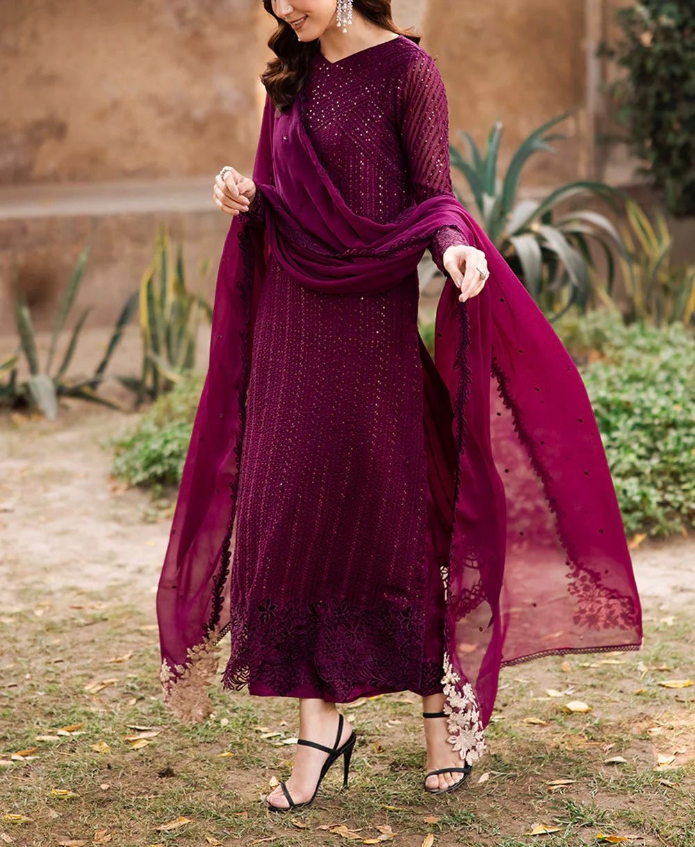 Azure X Maya Ali Formal Chiffon SC-5319
