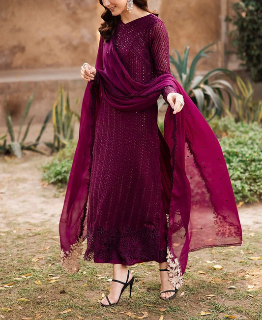 Azure X Maya Ali Formal Chiffon SC-5319