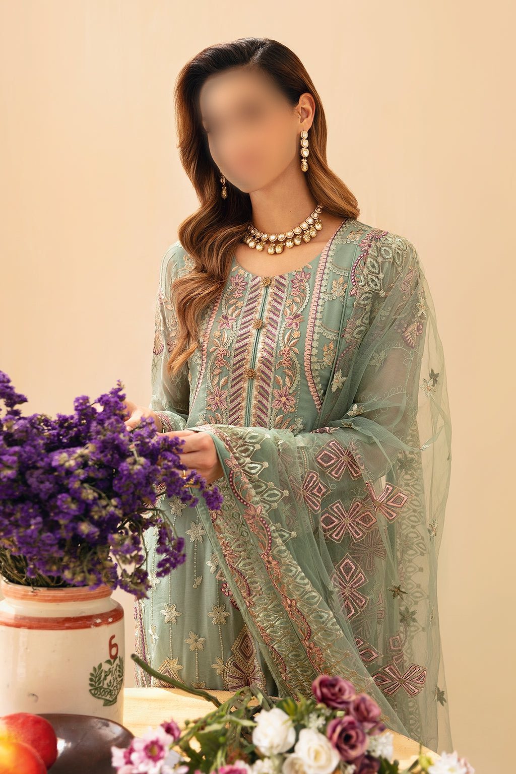 Ramsha Chiffon PartyWear Dress | SC-176