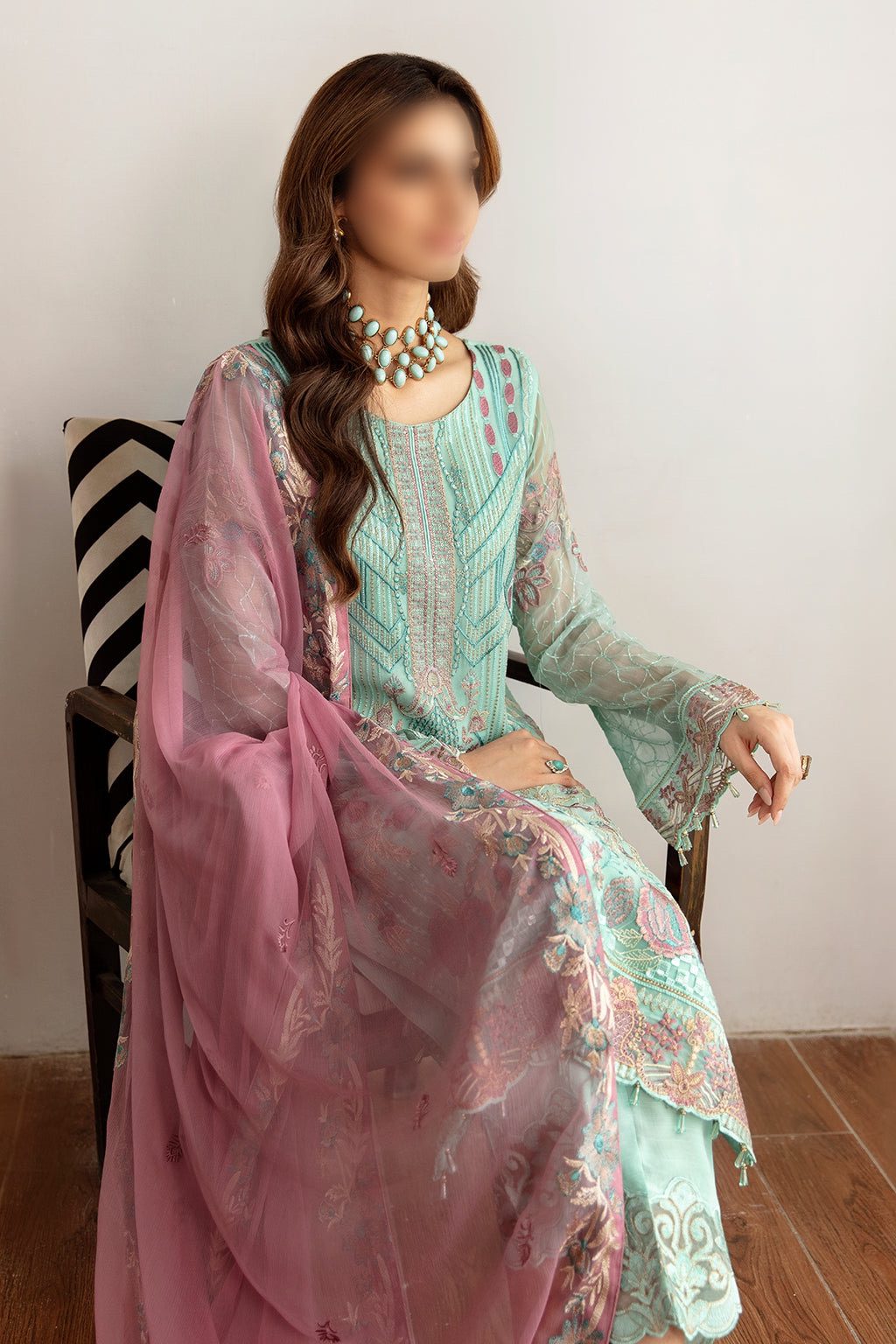 Ramsha Chiffon PartyWear Dress | SC-168