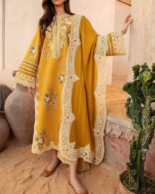 Clothing Lawn Luxury Party Wear Dress | SC-5266 ( Unstitched )