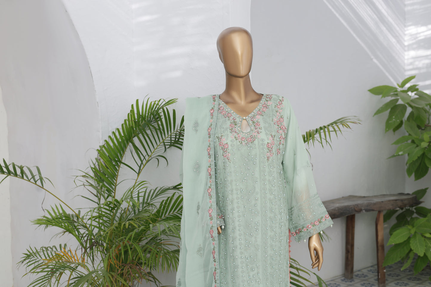 Husn-E-Suroshi Chiffon Collection 2025 | SR-07 (MOHABBAT)