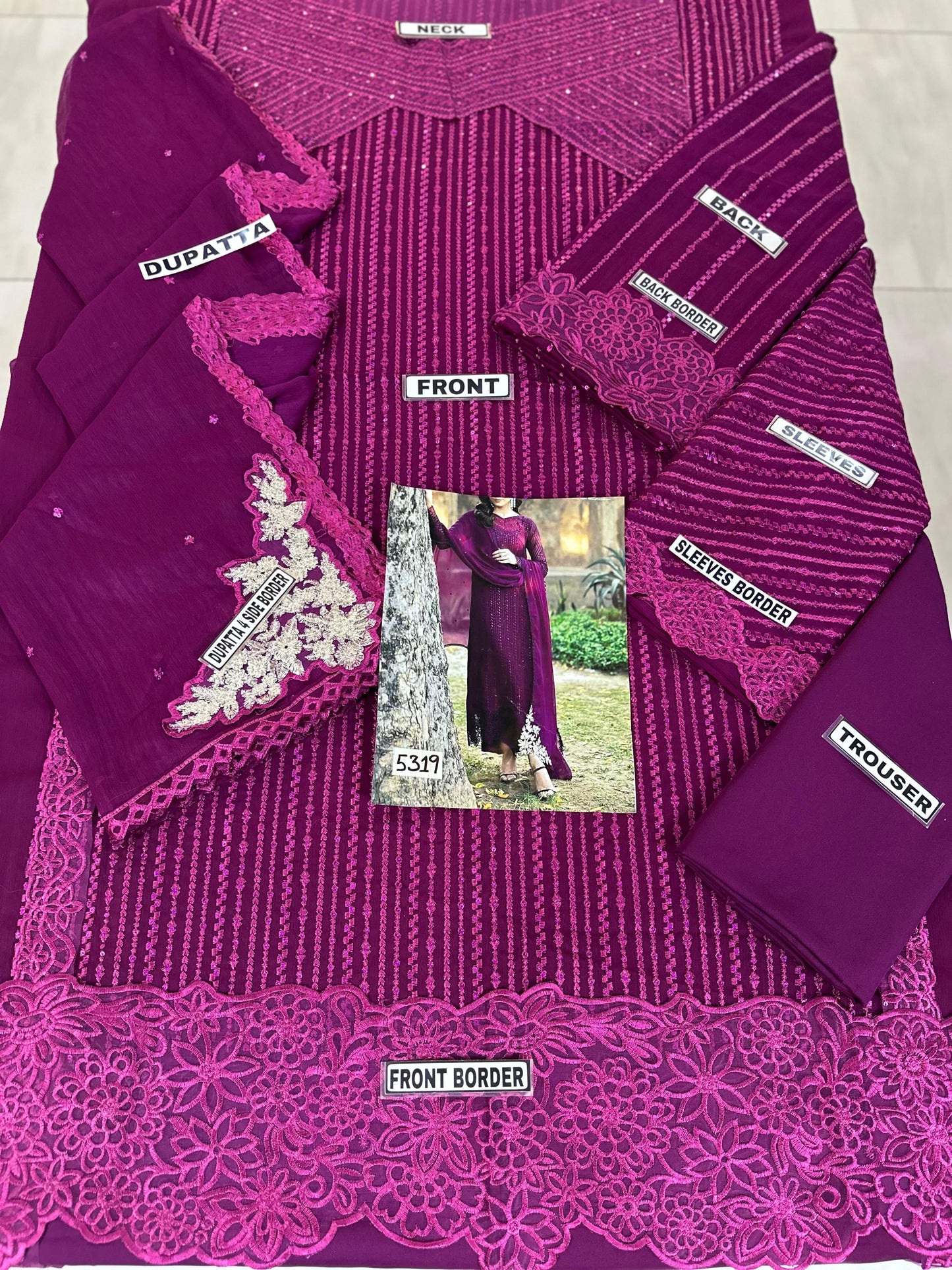 Azure X Maya Ali Formal Chiffon SC-5319