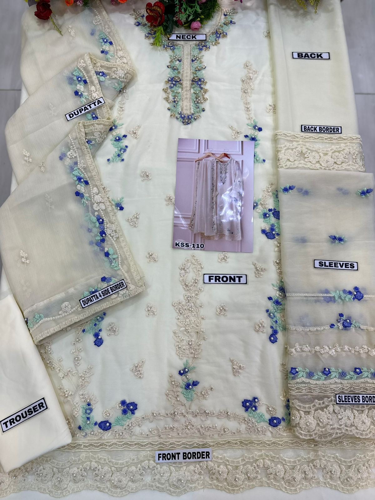 Aga Noor Chiffon Partywear Dress By Khansa Arts | SC-110