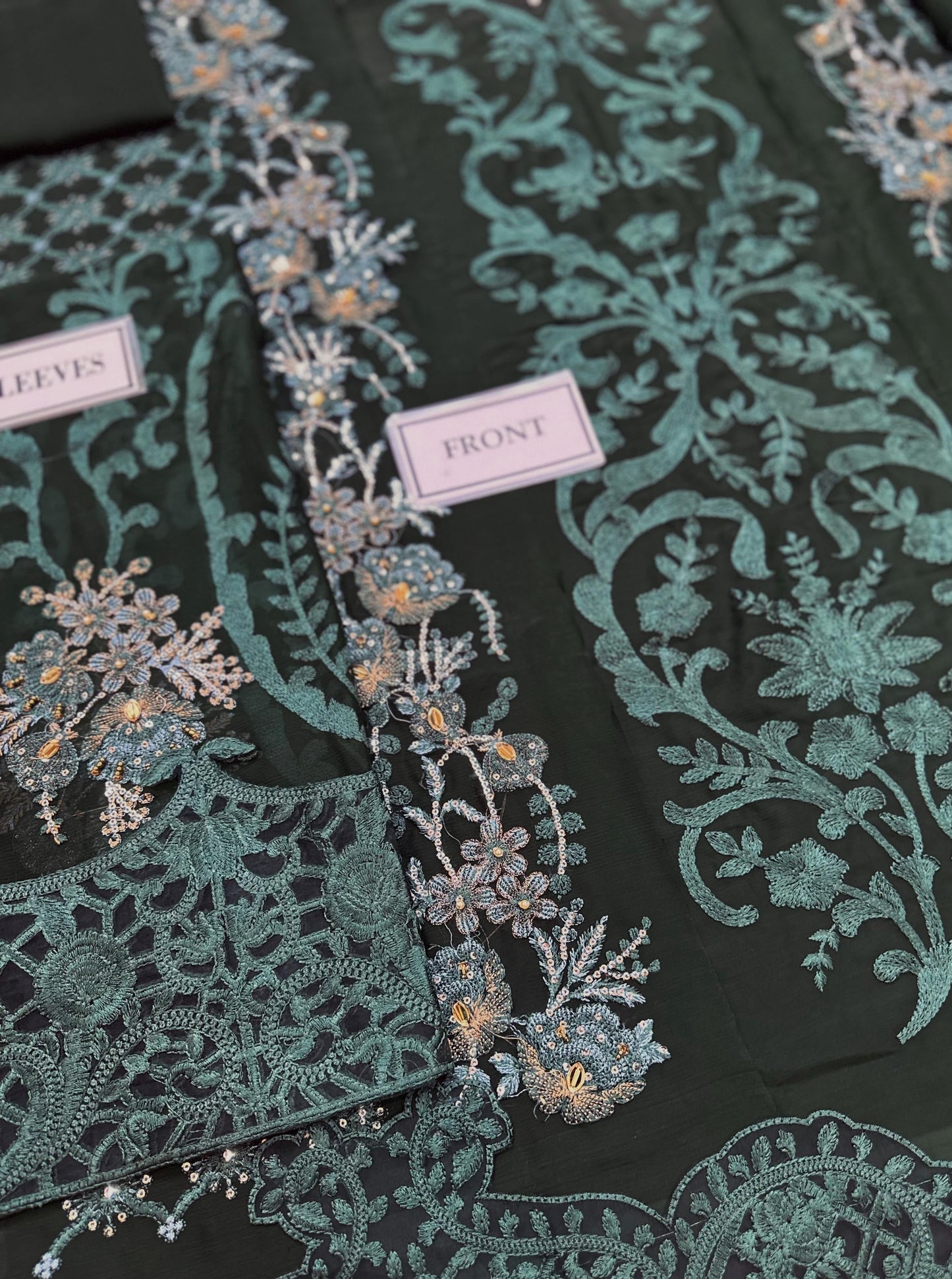 Maria B Luxury Chiffon Party Wear Dress | SC-5289