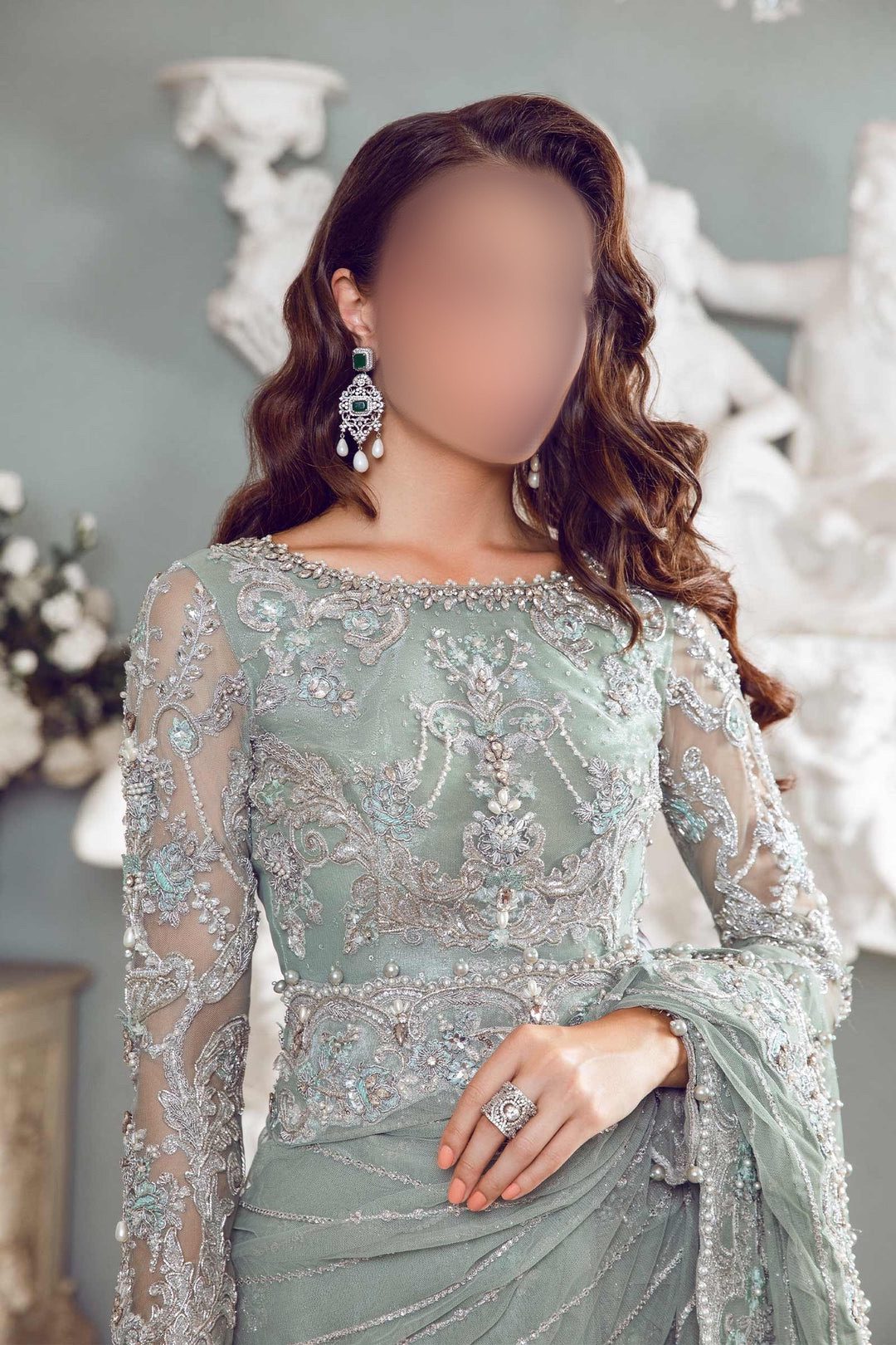 MariaB Couture Luxury Net Saree | SC-142