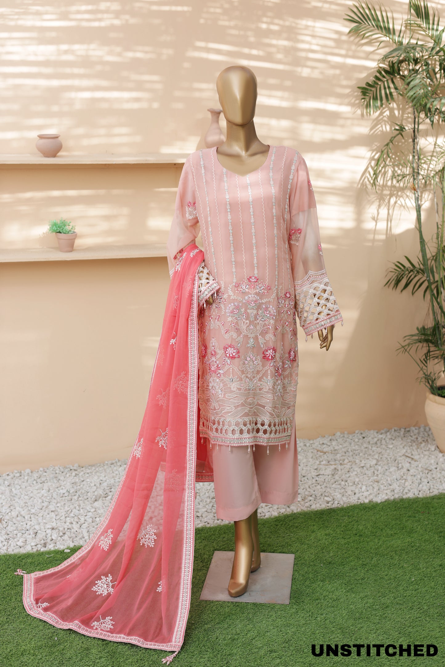 Husn-E-Suroshi Chiffon Collection 2025 | SR-04 (NARM)