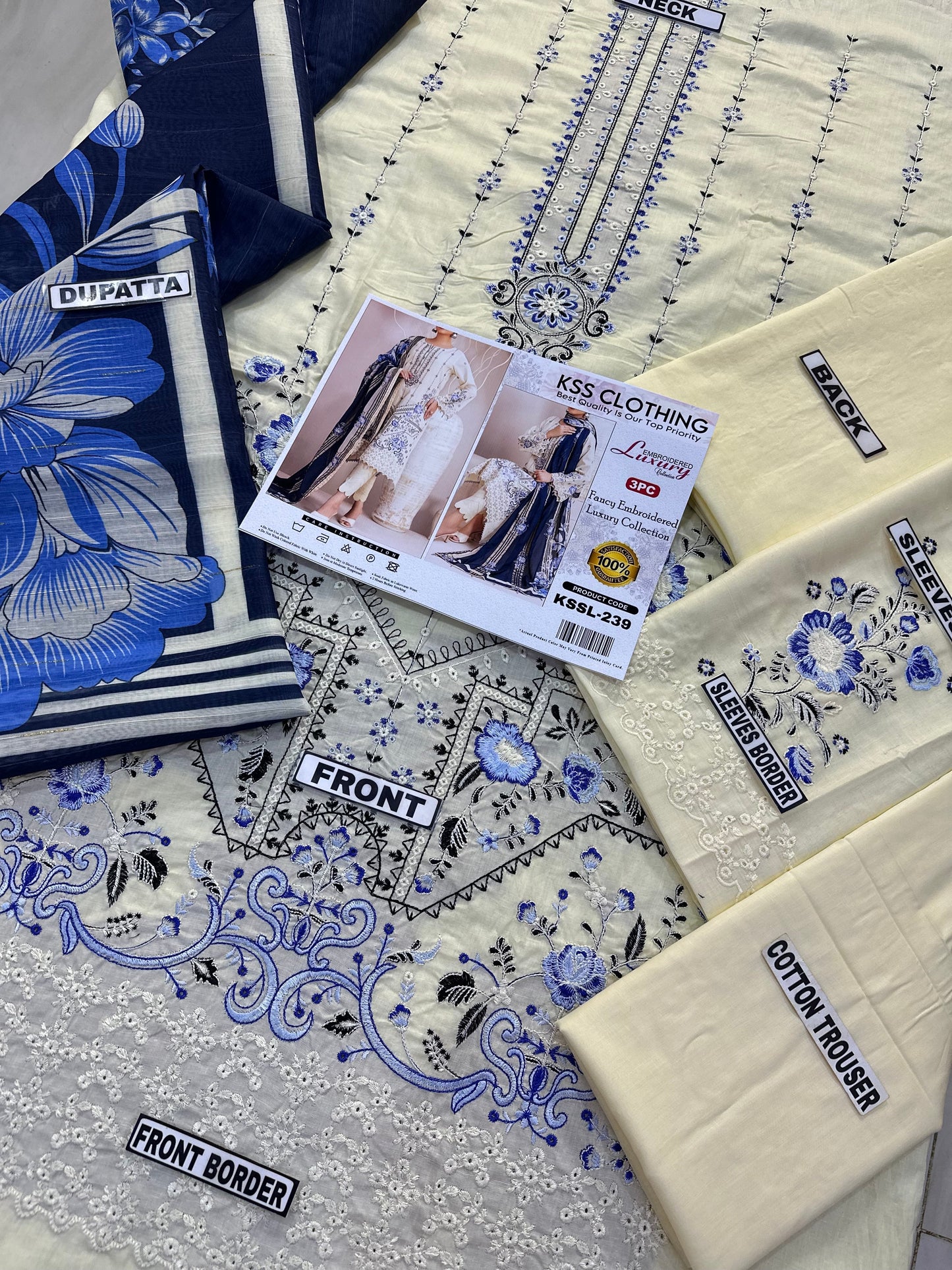 Clothing Lawn Luxury Party Wear Dress | SC-239 ( Unstitched )