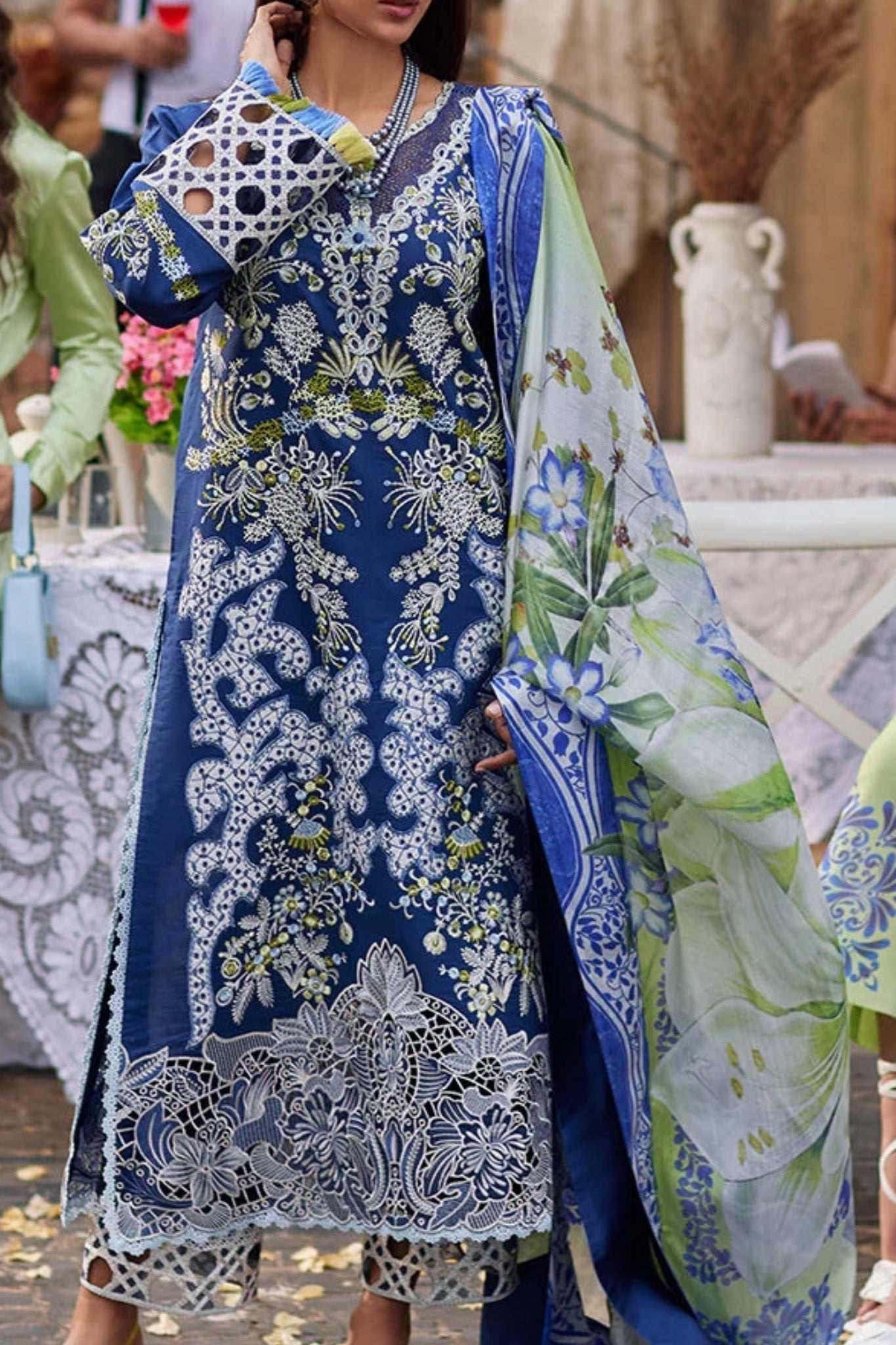 Mushq Lawn ChickenKari PartyWear Dress | SC-5281