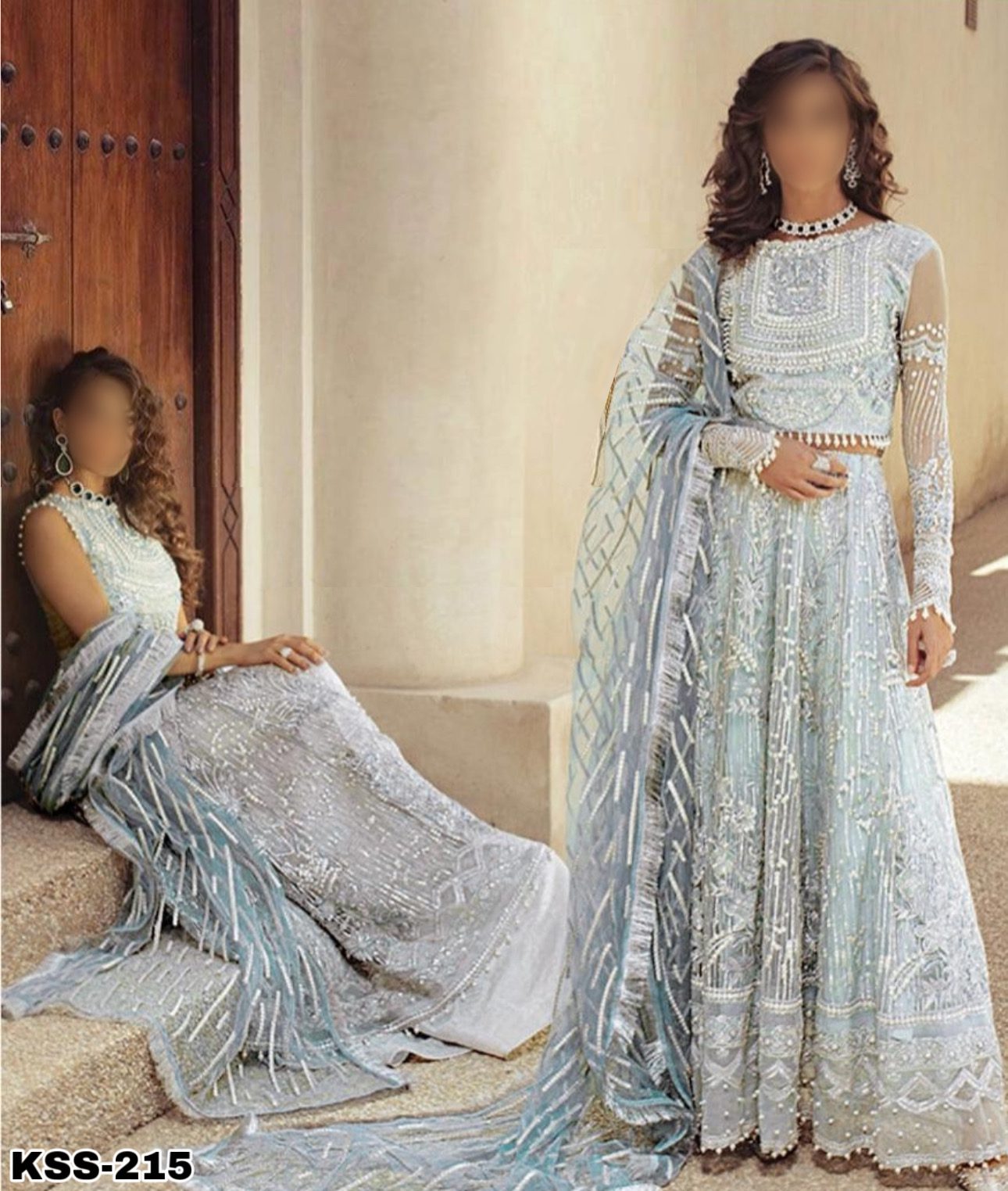 Mushq Net Bridal Wear Maxi | SC-215