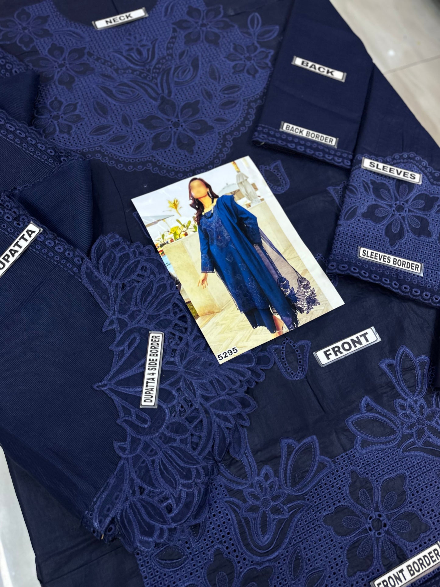 Rang Rasia Luxury Lawn ChickenKari Party Wear Dress |SC-5295