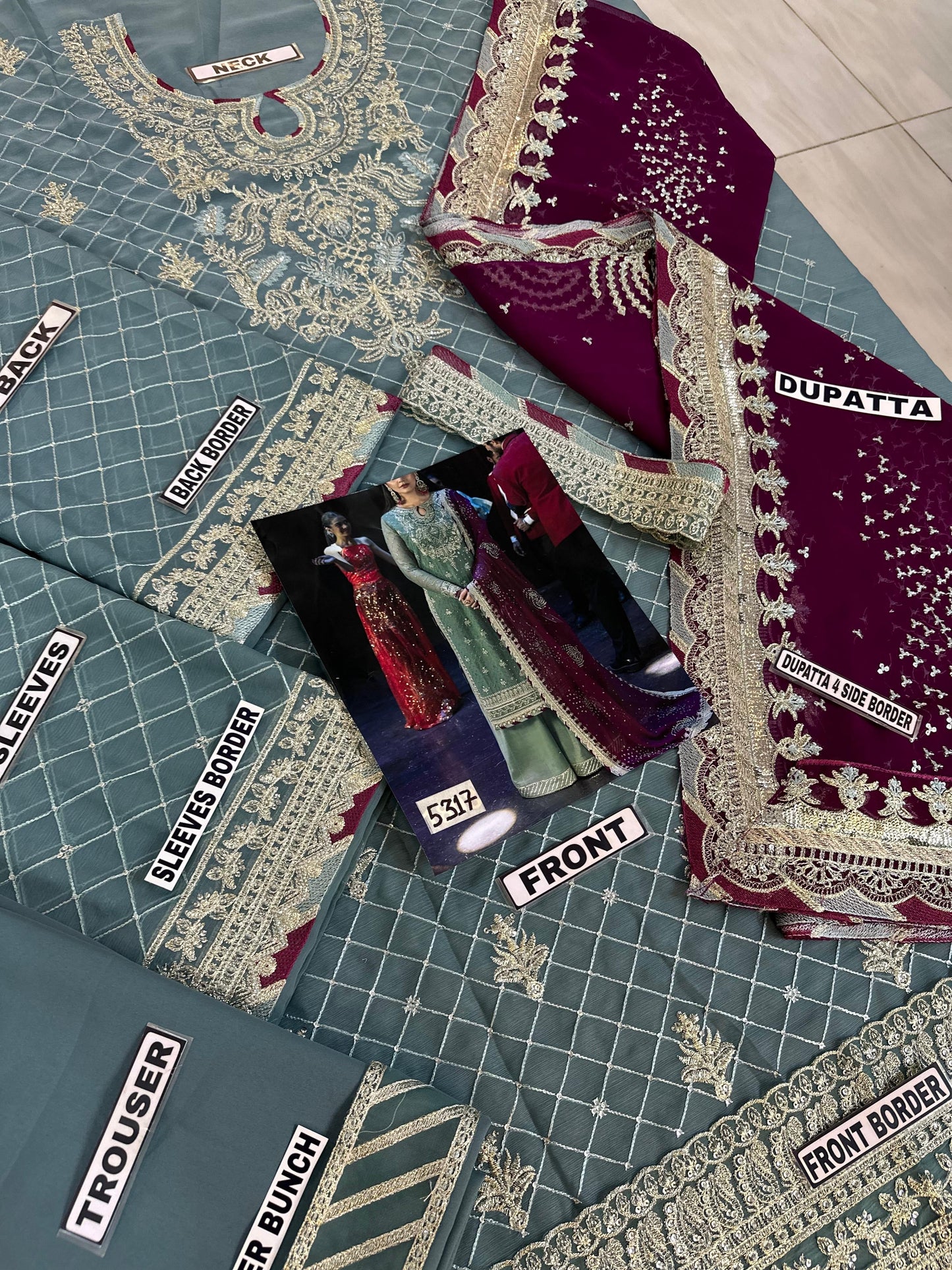 ASIM JOFA FORMAL CHIFFON SC-5317