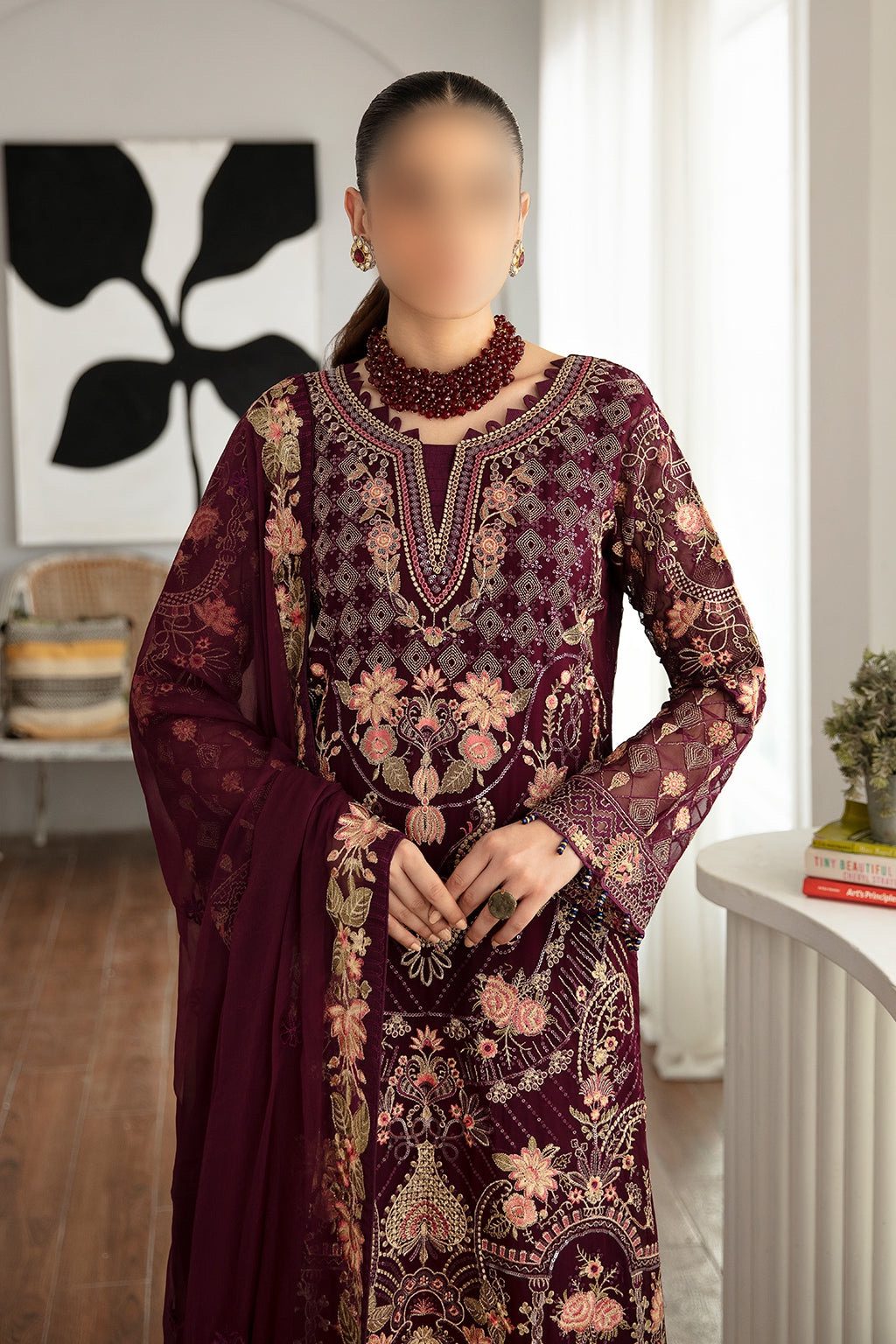 Ramsha Chiffon Party Wear Dress | SC-161