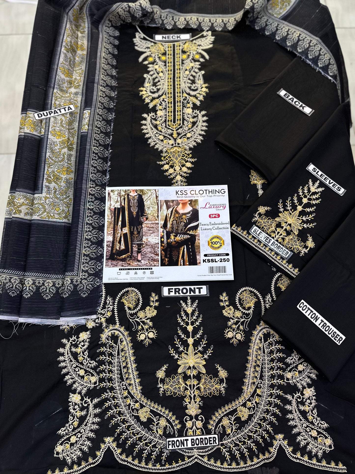 Clothing Lawn Luxury Party Wear Dress | SC-251 ( Unstitched )