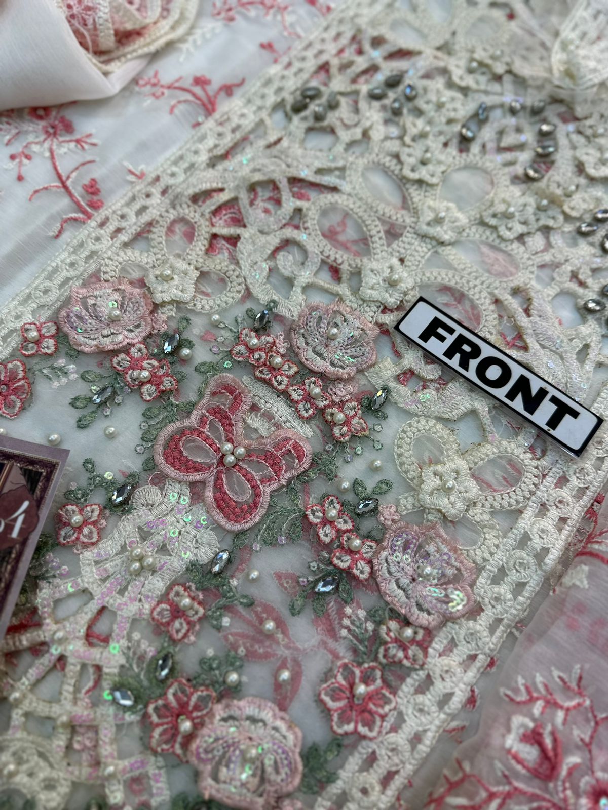 Maria B Chiffon luxury Partywear Dress | SC-098