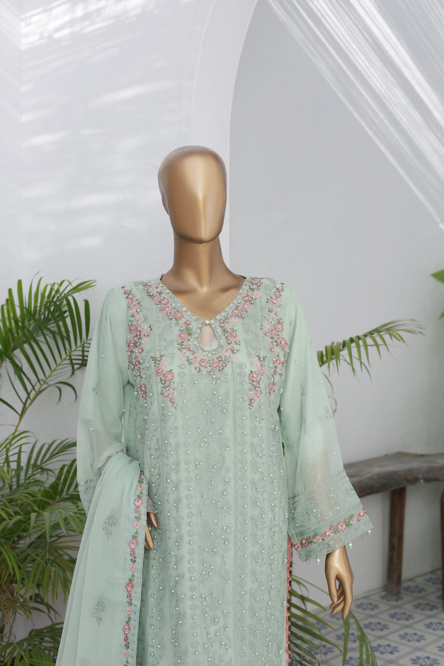 Husn-E-Suroshi Chiffon Collection 2025 | SR-07 (MOHABBAT)