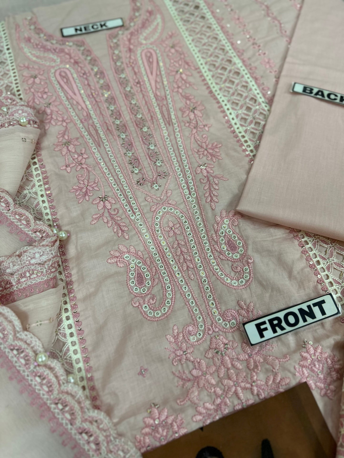 Maria B Luxury Lawn Chicken Kari Partywear Dress |SC-5293