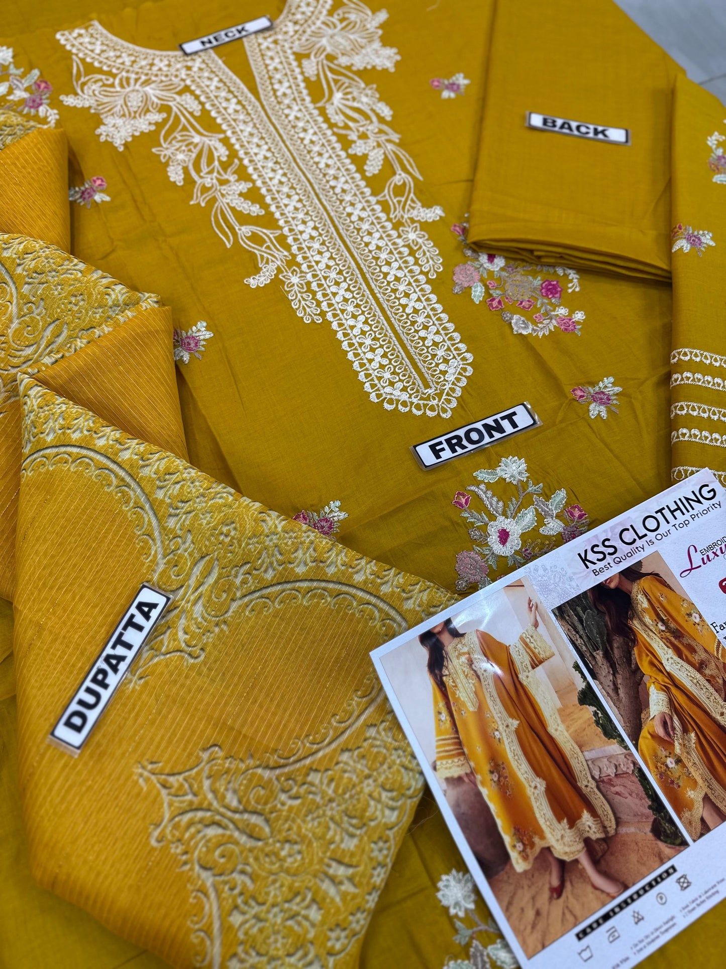 Clothing Lawn Luxury Party Wear Dress | SC-5266 ( Unstitched )