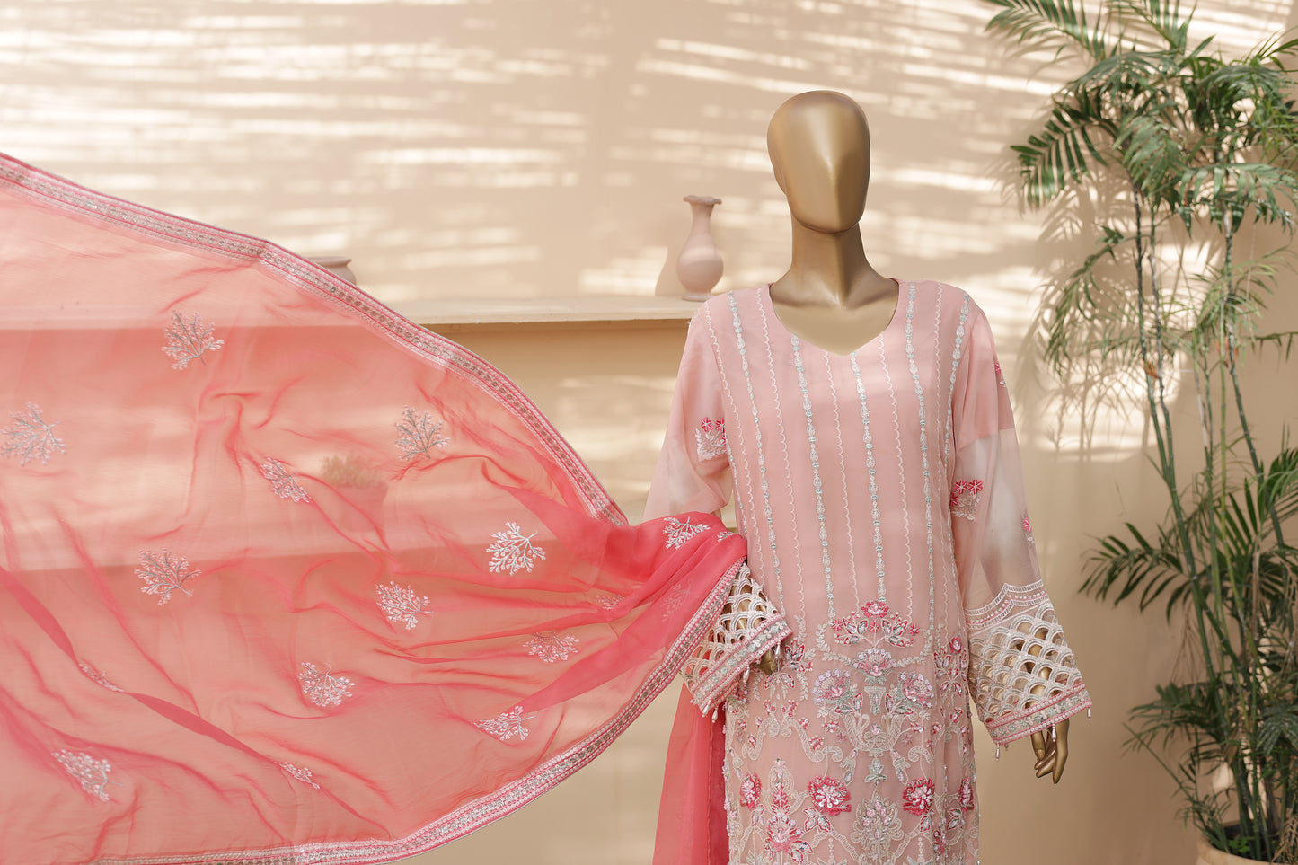 Husn-E-Suroshi Chiffon Collection 2025 | SR-04 (NARM)