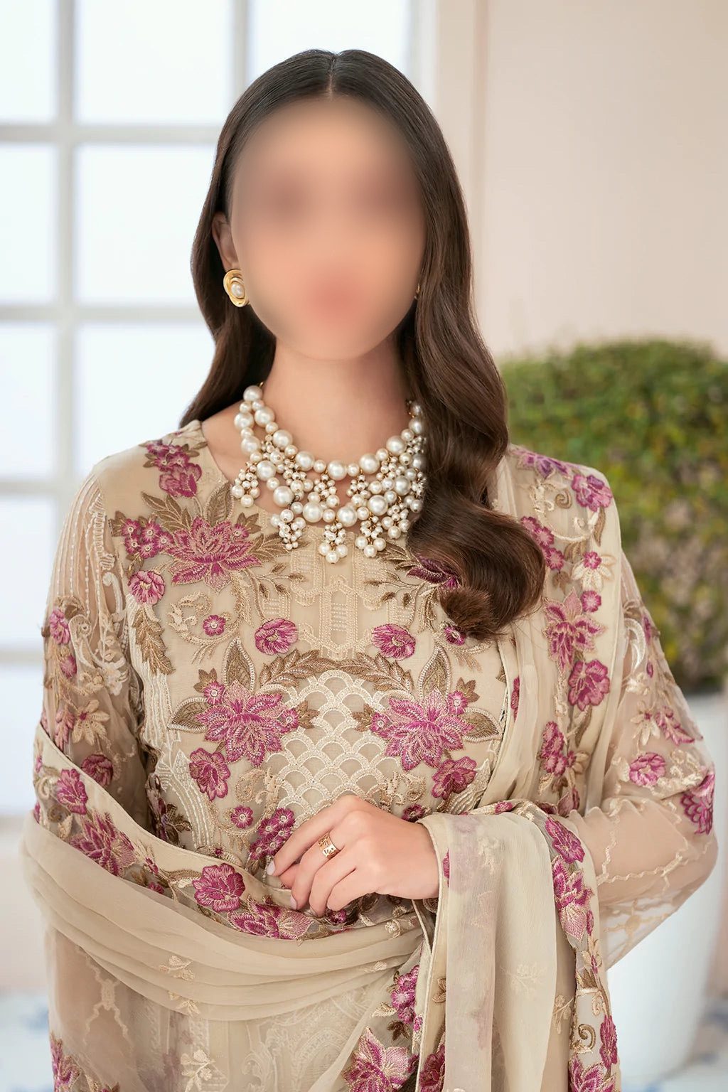 Ramsha Chiffon PartyWear Dress | SC-165