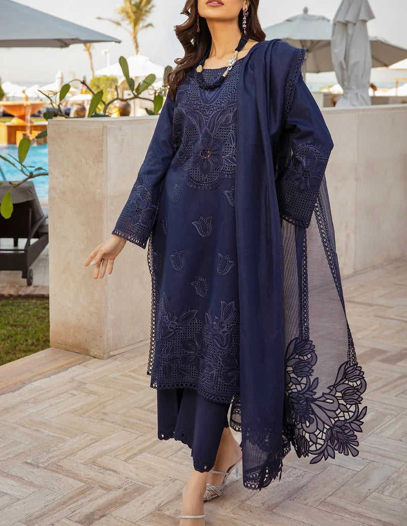 Rang Rasia Luxury Lawn ChickenKari Party Wear Dress |SC-5295