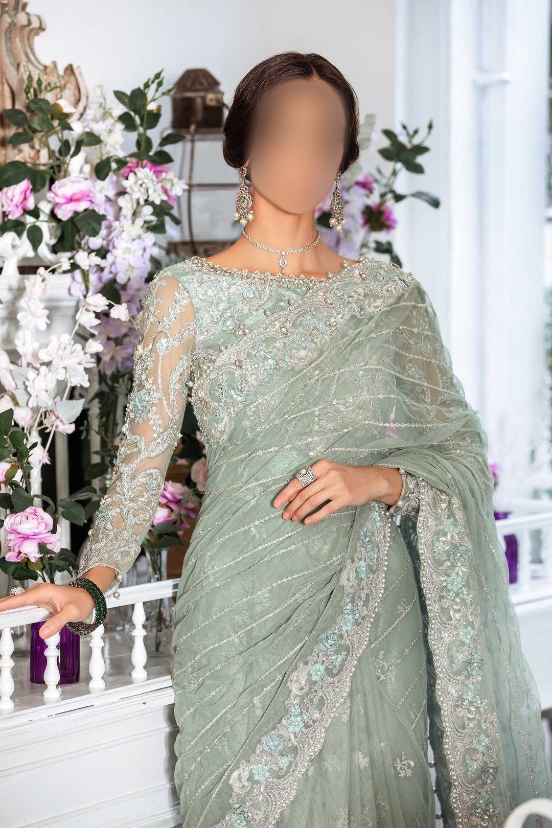 MariaB Couture Luxury Net Saree | SC-142