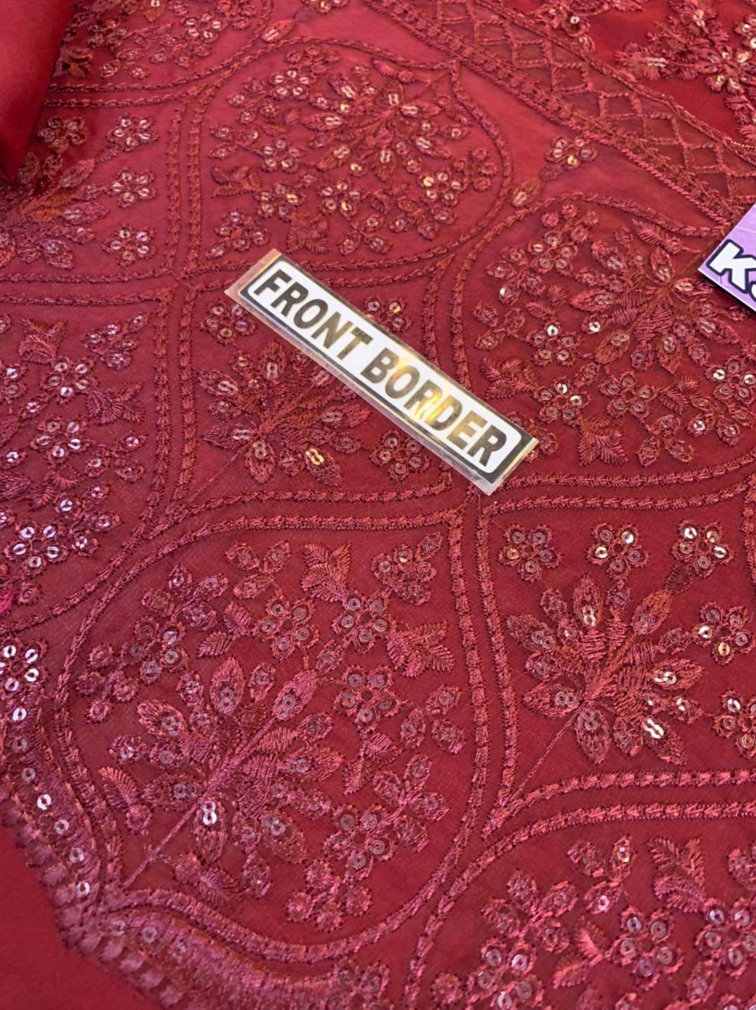 Azure Luxury Chiffon Partywear Dress | SC-024