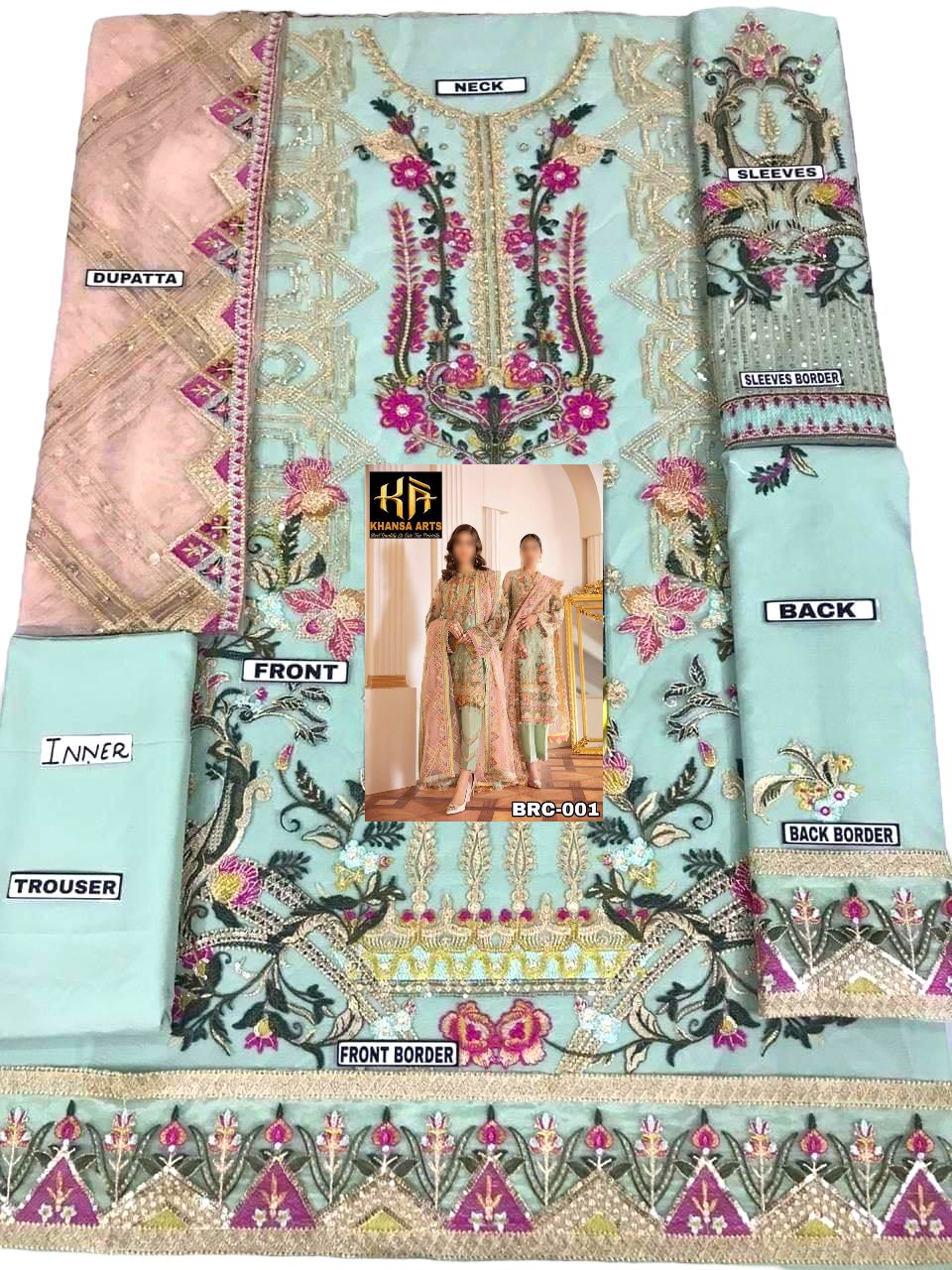 Baroque Luxury  Net PartyWear Dress| SC-001