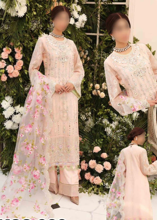 Khansa Luxury Partywear Organza Dress | SC-030