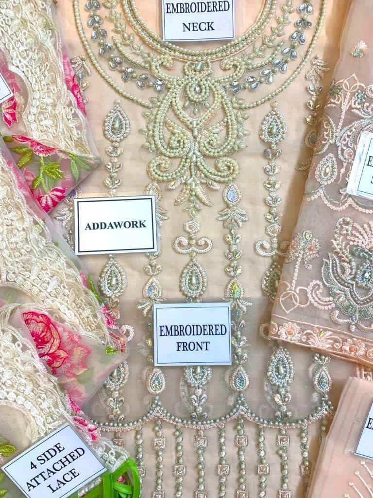 Khansa Luxury Partywear Organza Dress | SC-030