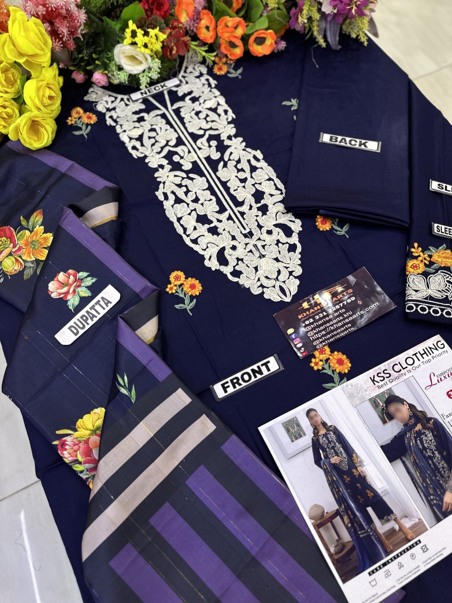 Clothing Lawn Luxury Party Wear Dress | SC-183