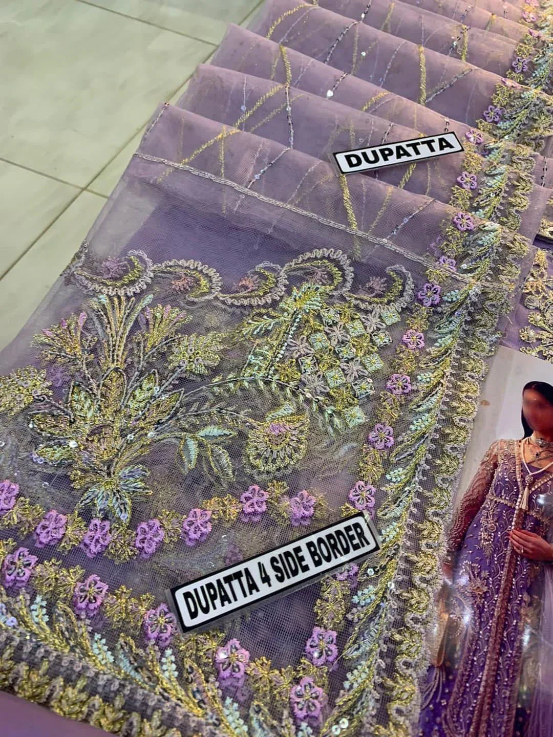 Mushq Bridal Wear Net Dress | SC-019