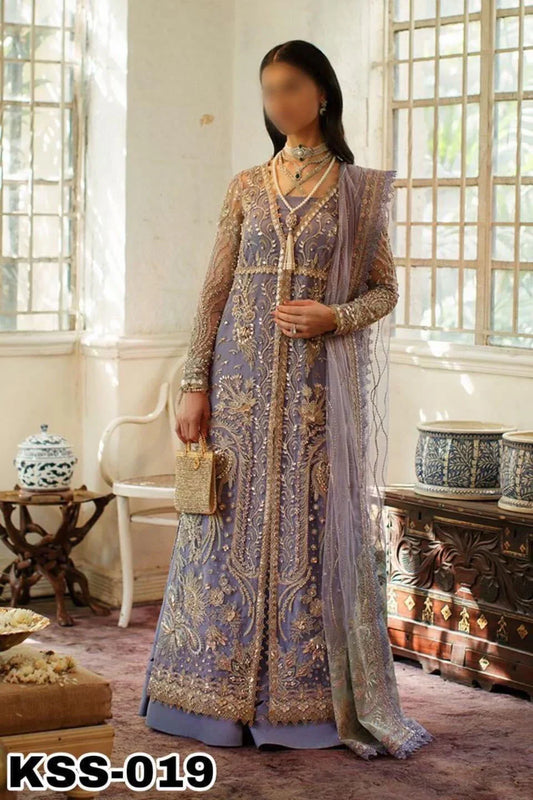 Mushq Bridal Wear Net Dress | SC-019