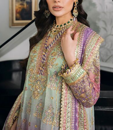 Baroque Chiffon Silk Trouser