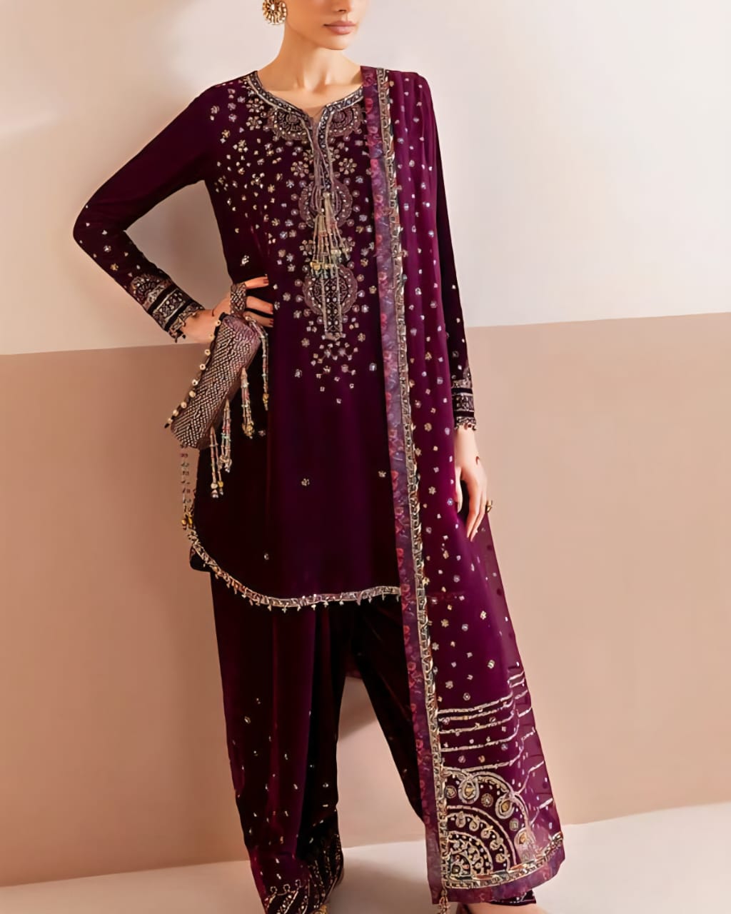 Jazmine chandni velvet Collection
