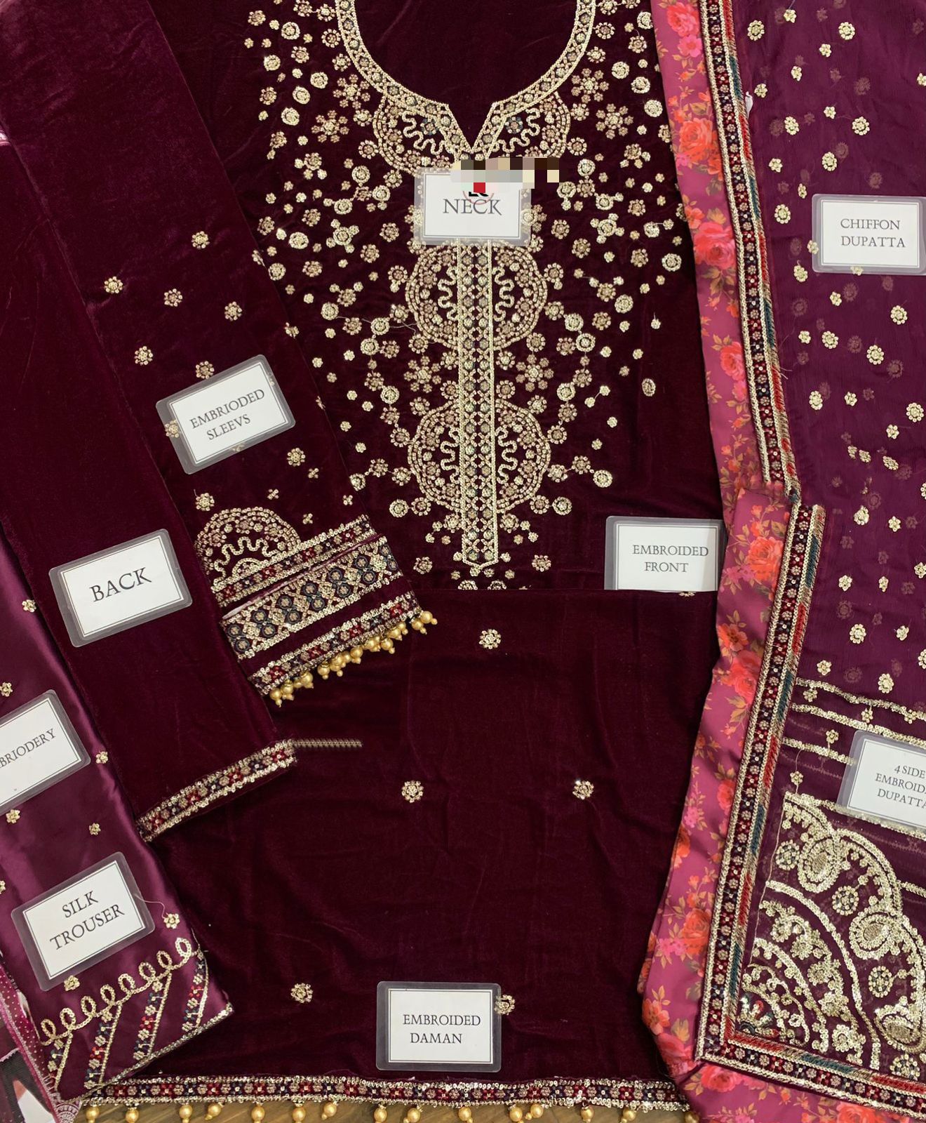 Jazmine chandni velvet Collection