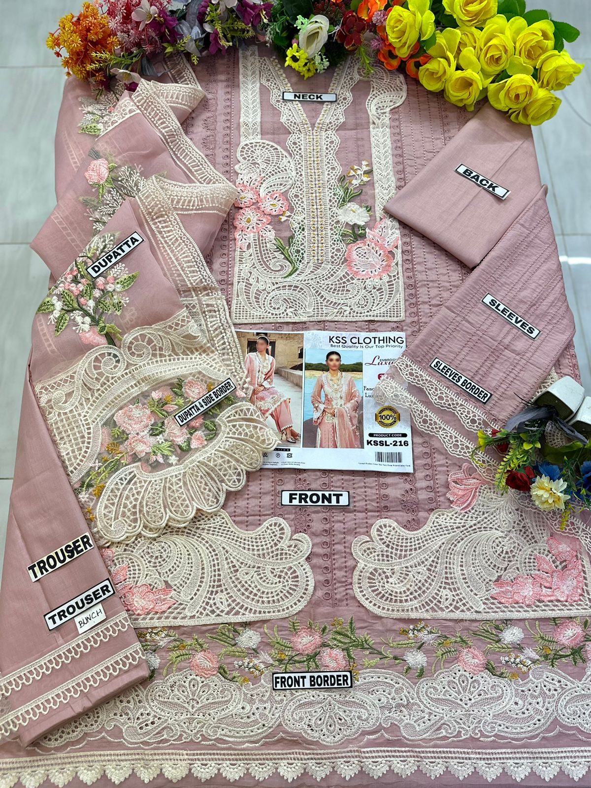 Crimson Lawn Chicken Kari PartyWear Dress | SC-216