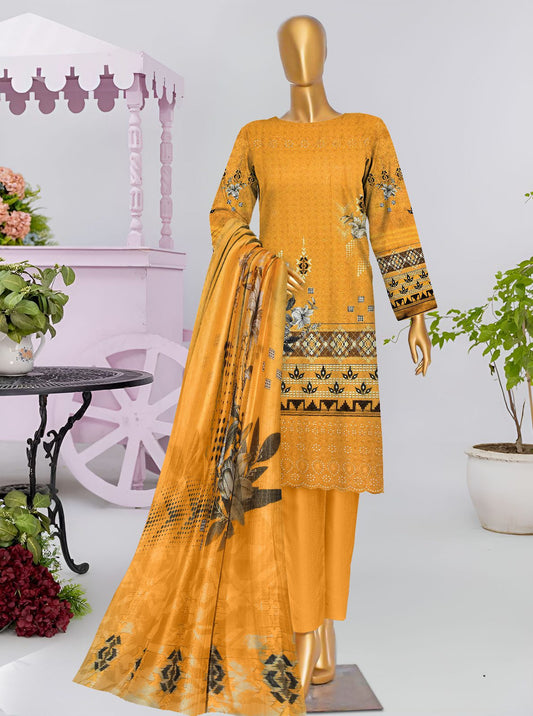 Bin Saeed Luxury Printed Chicken Kari Lawn | SC-213