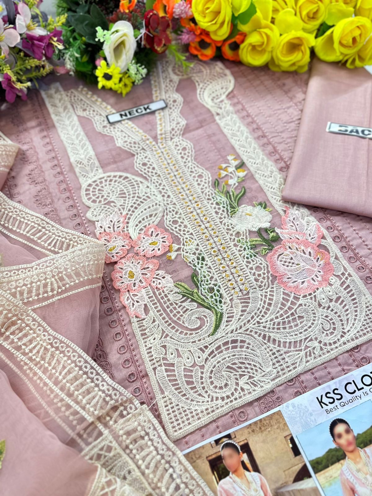 Crimson Lawn Chicken Kari PartyWear Dress | SC-216