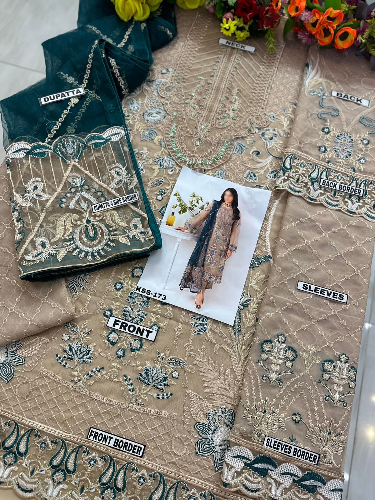 Ramsha Chiffon PartyWear Dress | SC-173