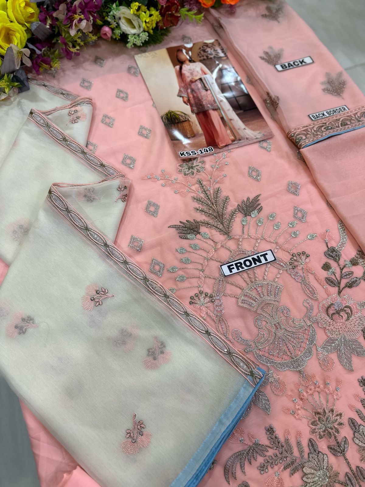 Flossie Chiffon PartyWear Dress | SC-148