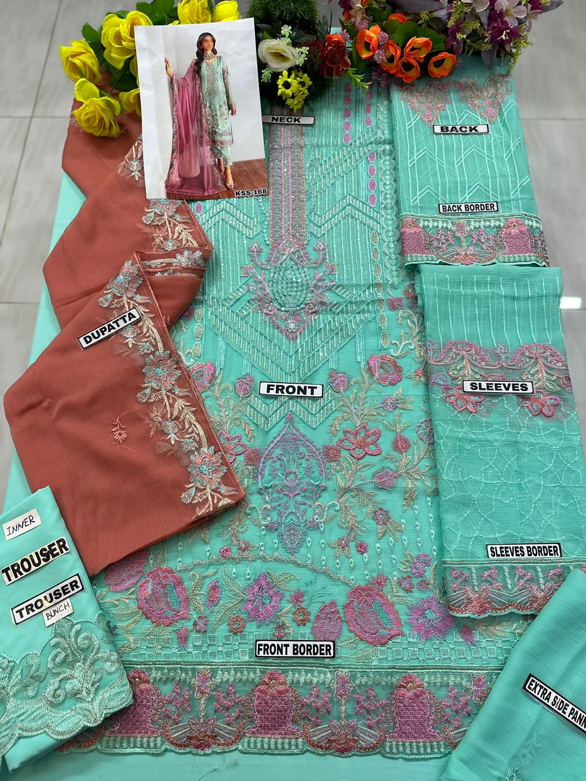 Ramsha Chiffon PartyWear Dress | SC-168