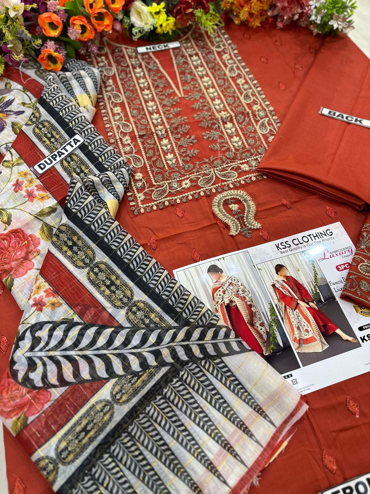 Clothing Lawn Luxury Party Wear Dress | SC-149