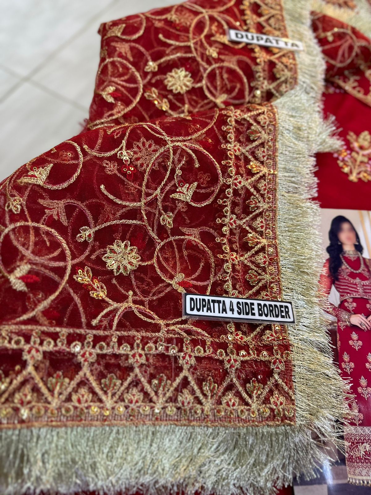 Imrozia Luxury Chiffon Partywear Dress | SC-109