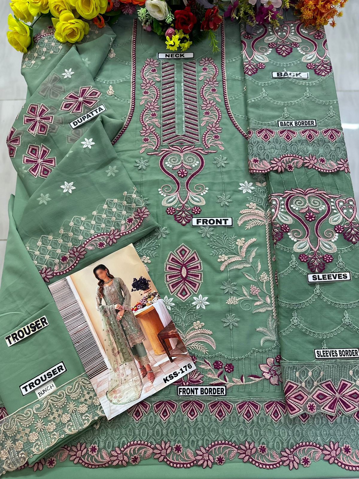 Ramsha Chiffon PartyWear Dress | SC-176